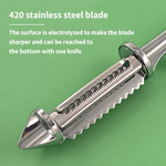 5-in-1 Multifunctional Kitchen Peeler – Veggie Peelers for Kitchen,Potato kitchen Pear Tomato Cucumber Graters,2Pcs 1Pcs Peelers and Slicers, Peels, Juliennes, Scrapes Fish Scales, & More – Bottle Opener Included Utensils Peeling