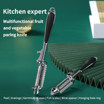 5-in-1 Multifunctional Kitchen Peeler – Veggie Peelers for Kitchen,Potato kitchen Pear Tomato Cucumber Graters,2Pcs 1Pcs Peelers and Slicers, Peels, Juliennes, Scrapes Fish Scales, & More – Bottle Opener Included Utensils Peeling