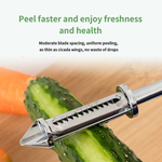 5-in-1 Multifunctional Kitchen Peeler – Veggie Peelers for Kitchen,Potato kitchen Pear Tomato Cucumber Graters,2Pcs 1Pcs Peelers and Slicers, Peels, Juliennes, Scrapes Fish Scales, & More – Bottle Opener Included Utensils Peeling