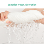 Casabella Reusable & Disposable Compressed Bath Towels 55 x 27 inch – Large Cotton Towels for Travel, Camping, Beach, Hiking, Swimming, AirBNB – Portable Towel Tablets, 5 Pack / 10 Pack