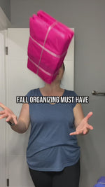 CasaBella 24 Gallon Extra Large Heavy Duty Foldable Moving Bags With Carrying Handles, Zippers and Tag Pocket, Outdoor Camping, water proof Organiser