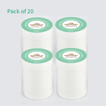 Casabella Reusable & Disposable Compressed Bath Towels 55 x 27 inch – Large Cotton Towels for Travel, Camping, Beach, Hiking, Swimming, AirBNB – Portable Towel Tablets, 5 Pack / 10 Pack